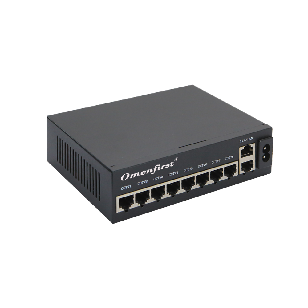 2 SFP Uplink POE Switch Outdoor Industrial Data Switch 8 Network  Switch Port POE