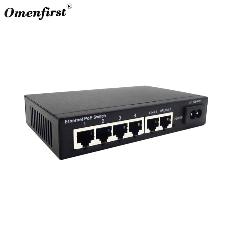 Industrial POE Switch 4 Port POE Switch 10/100mps Port Switch POE