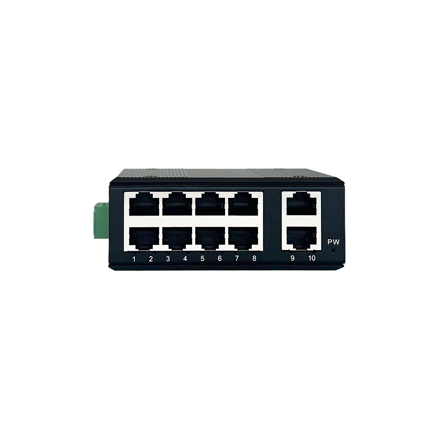 unmanaged industrial switch 8 port 10 100m POE switch DIN rail IP40 slim type metal case MINI switch