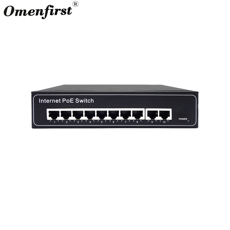 Factory OEM/ODM POE Switch 4 8 16 24 port 10/100M +2Port Uplink 1000M Ethernet Fiber Switch POE Gigabit Switch for IP Camera