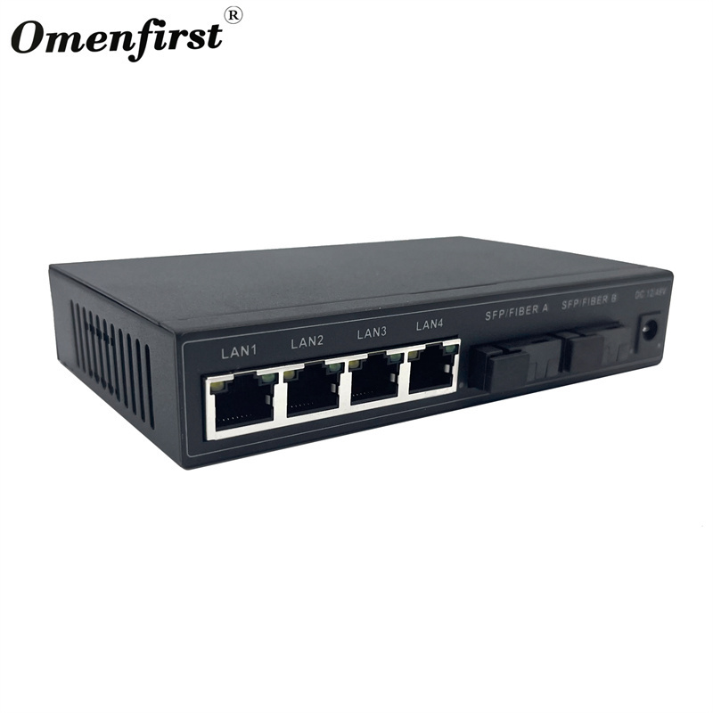 Factory Oem/odm Poe Switch 4 8 16 24 Port 10/100m Ethernet Fiber Switch Poe Gigabit With 2 Sfp Ports