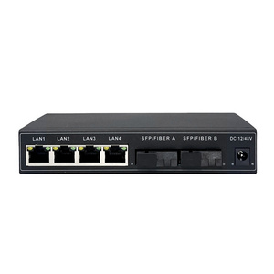 Factory Oem/odm Poe Switch 4 8 16 24 Port 10/100m Ethernet Fiber Switch Poe Gigabit With 2 Sfp Ports