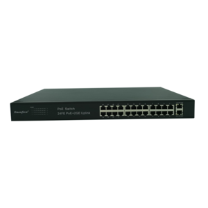 24 ports poe 24 network Switch 10/100Mbps and 2 Gigabit Ethernet Switch RJ45