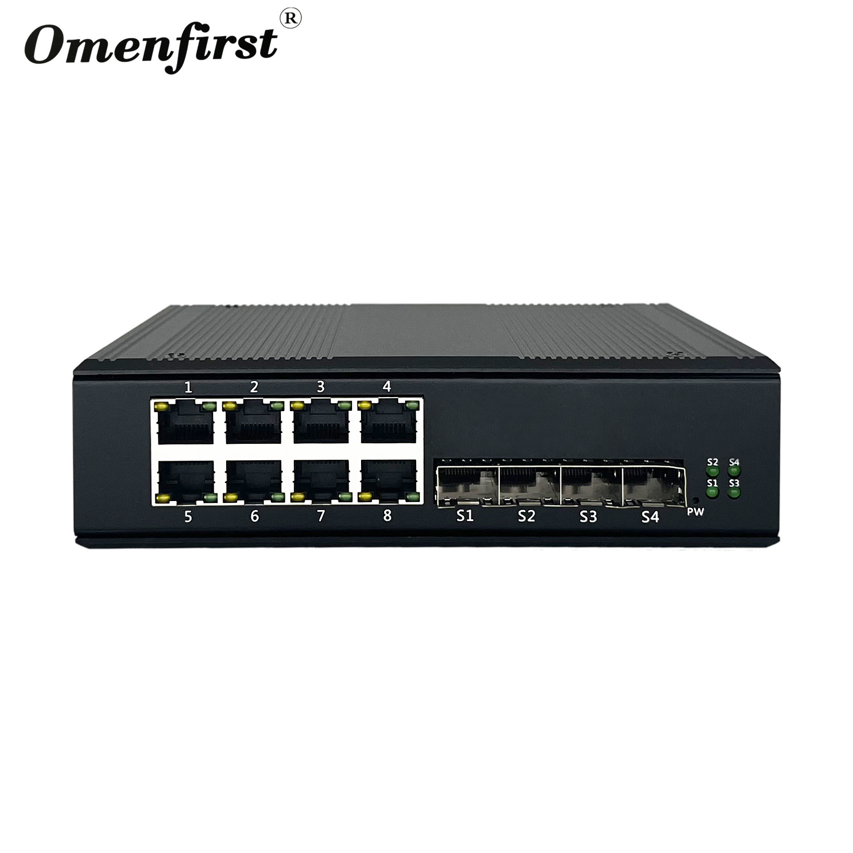 industrial switch 8 port 4 sfp ruggednet industrial poe fiber switches gigabit ethernet network industrial switch din rail