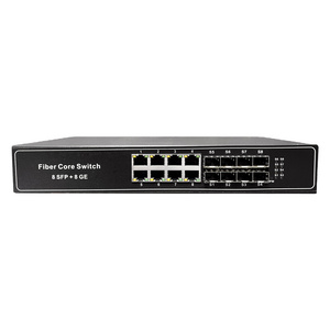 optical switch 8 SFP 8 RJ45 ports 1000Mbps optical core switch 16 port unmanaged network switch