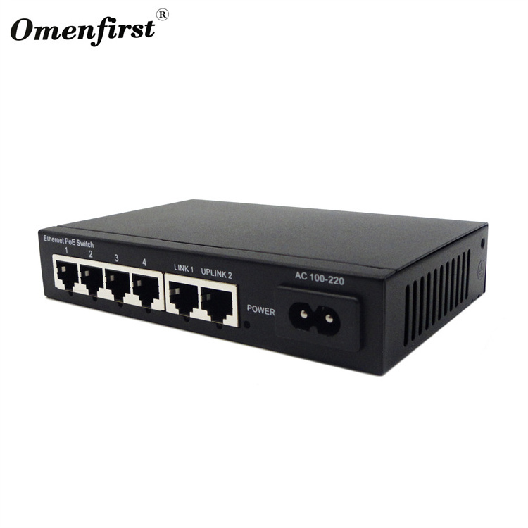 Industrial POE Switch 4 Port POE Switch 10/100mps Port Switch POE