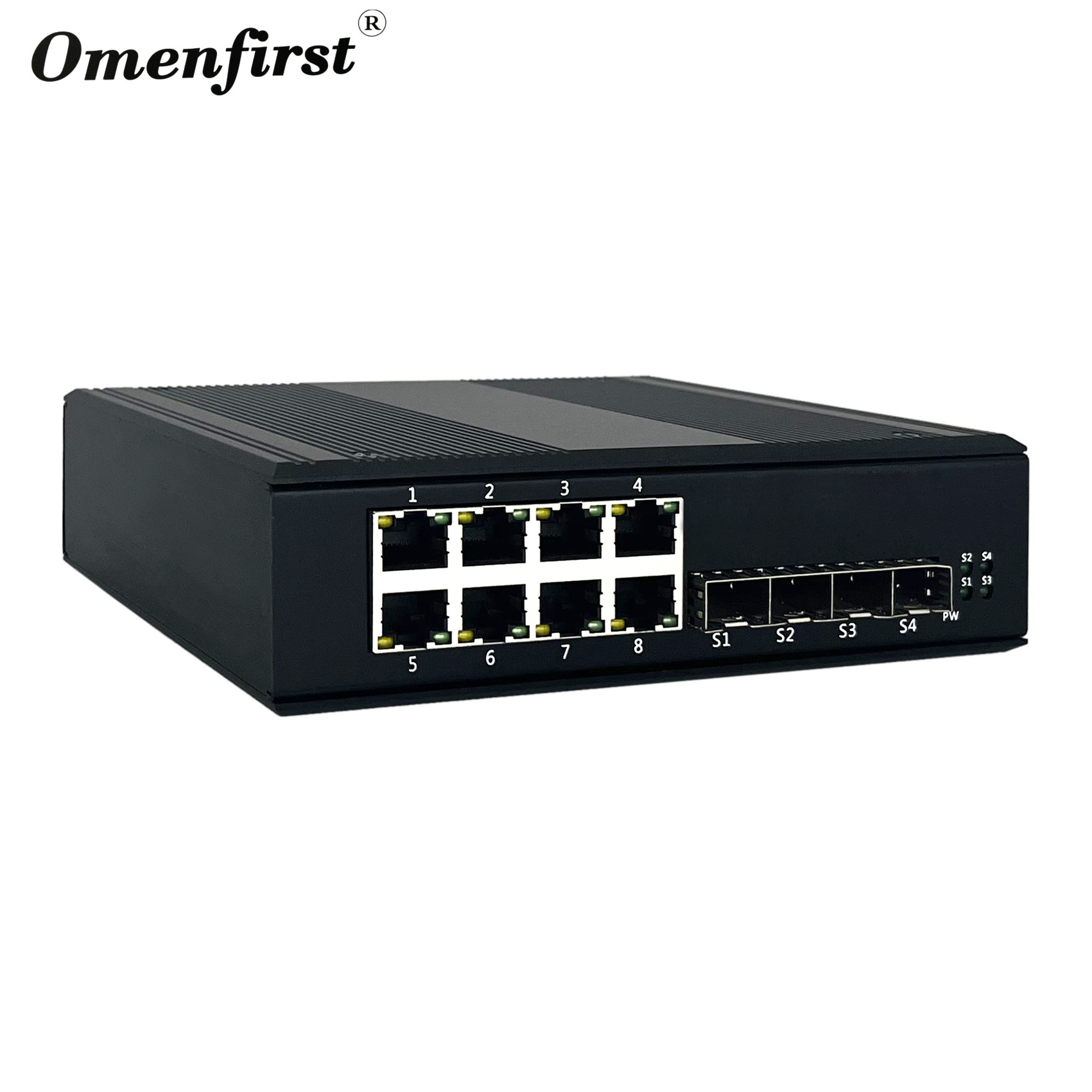 industrial switch 8 port 4 sfp ruggednet industrial poe fiber switches gigabit ethernet network industrial switch din rail