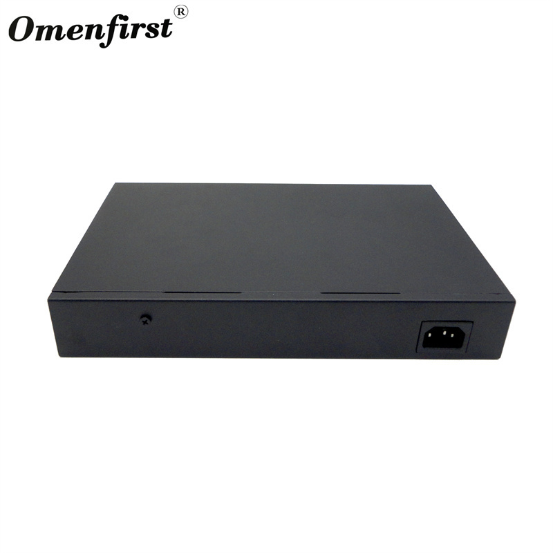 16 Ports Gigabit Poe Switch 200w Support Vlan Extend 250 Meters Poe Switch For Cctv Network