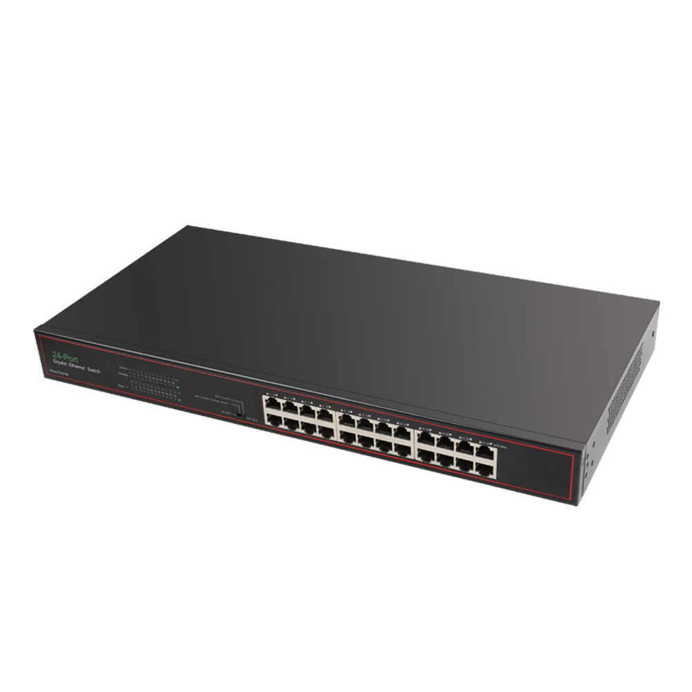 Oem Factory L2 Layer 2 Managed 24 Port Gigabit Poe Switch 4 Sfp Ports Network Switch 802.3af At