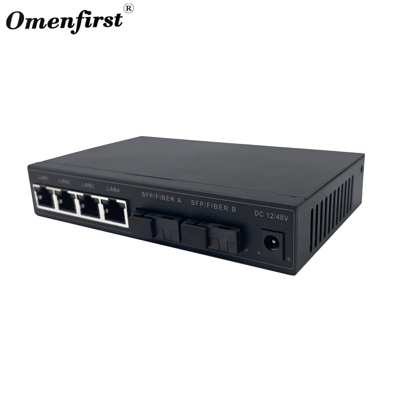 Factory Oem/odm Poe Switch 4 8 16 24 Port 10/100m Ethernet Fiber Switch Poe Gigabit With 2 Sfp Ports