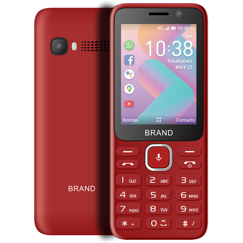 Hot Selling Keypad 4G Volte Phone K28 2.8inch 240*320 MTK6739 Quad Core KaiOS 512MB+4G Business Style Mobile Phone