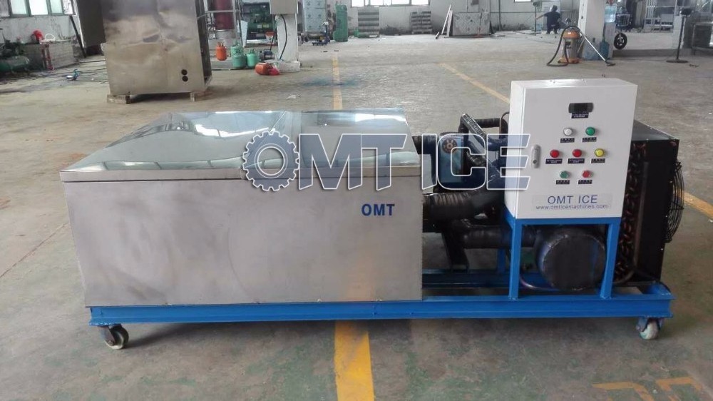 OMT 1Ton Commerical Ice block making machine for 405pcs of 2.5kg ices