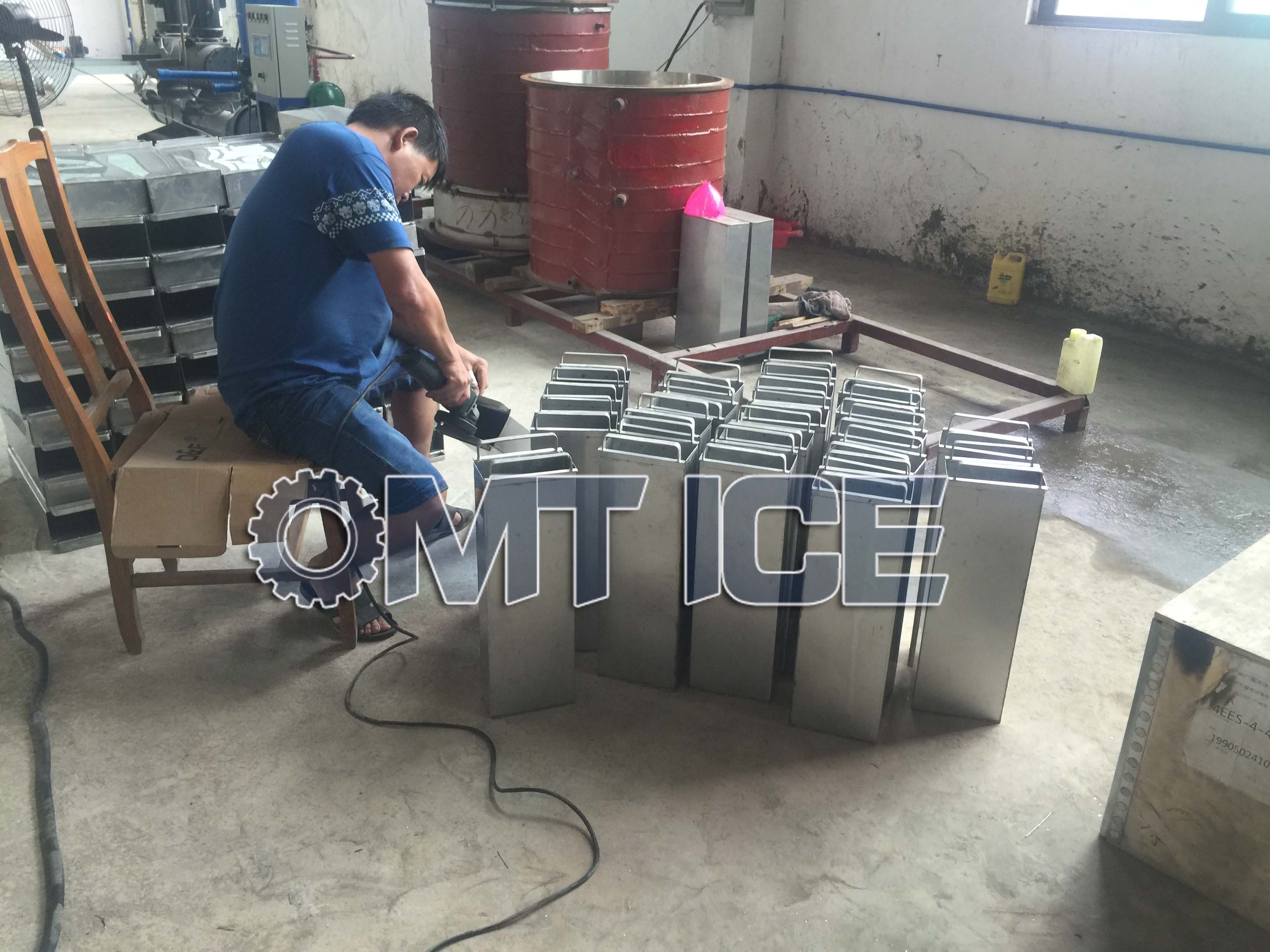 OMT stainless steel ice cans ice block mould for sale