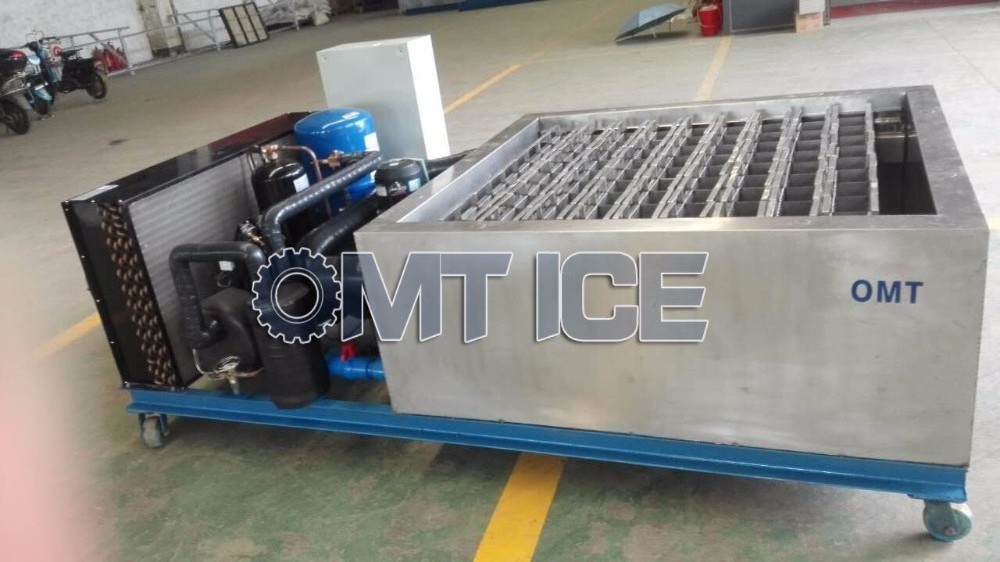 OMT 1Ton Commerical Ice block making machine for 405pcs of 2.5kg ices