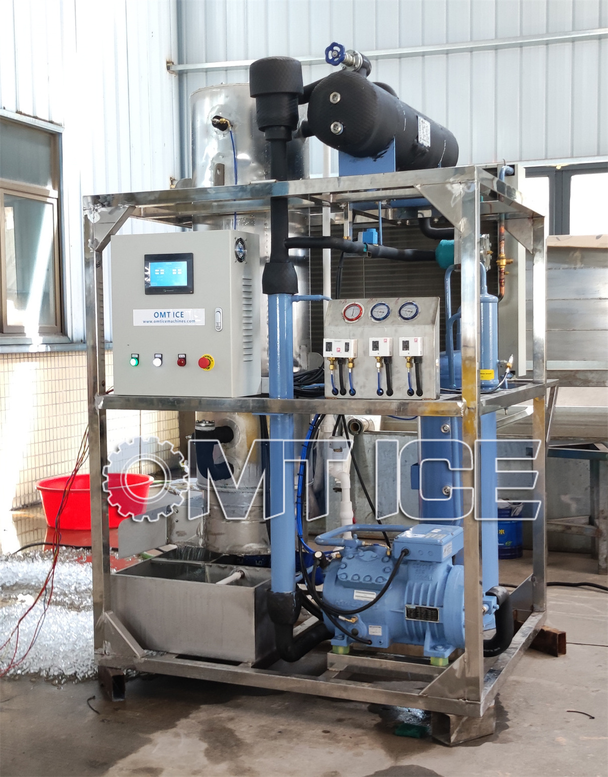 OMT 2Ton/24hrs Tube Ice Machine Hot Sale Ice Tube Maker Making Machine Factory Price