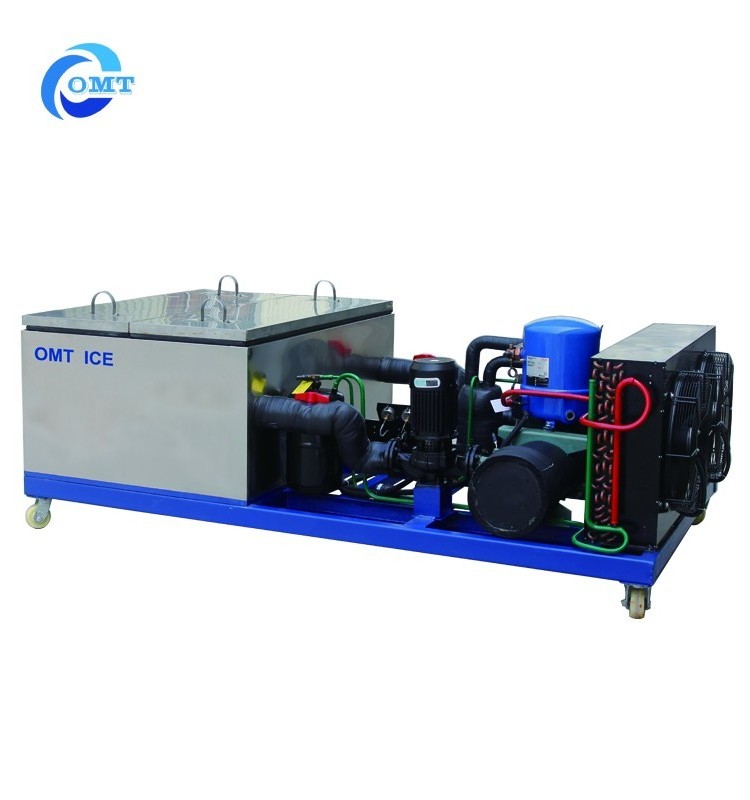 OMT 1Ton Commerical Ice block making machine for 405pcs of 2.5kg ices