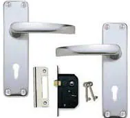 OMG Industries Door handle lock security door locks customized size stainless steel security mortise door locks with keys