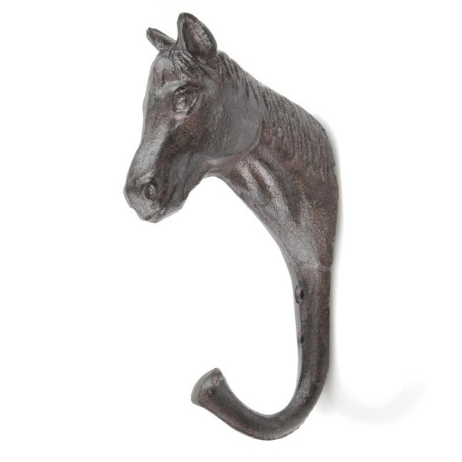 OMG Industries Best Selling Designer Decorative Modern Iron Hook Customised Unique Design Horse Head Coat Hook