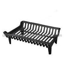 OMG Industries Black Cast Iron Fireplace Grate Outdoor Charcoal Grill in the Fireplace wood holder & Fire pit