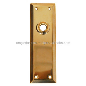 Brass Polished Door handle Plate