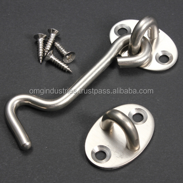 OMG industries Cast Iron Furniture Hook And Eye Latch Lock Hardware Accessories Cabin Hook