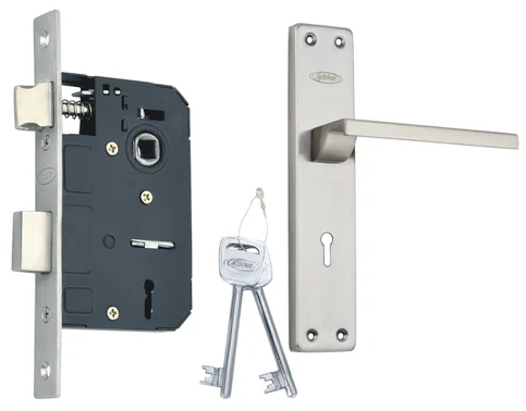 OMG Industries Mortise Lock Set With Lock Body Handle Interior Wooden Door Mortise Lock Lever Handle Set