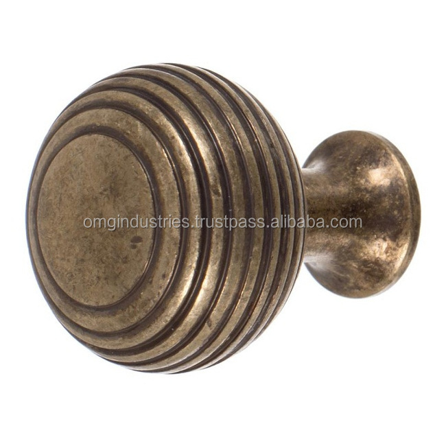 OMG Industries wood or brass beehive Antique Door Knob Period Victorian Hardware Wholesale High Quality Door Handle Manufacturer