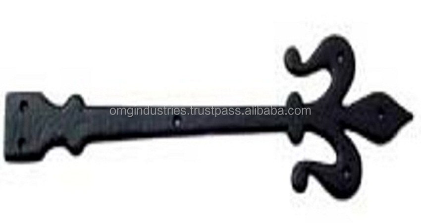 OMG Industries Black Cast iron Gate Hinge Heavy duty