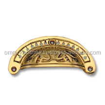 OMG Industries Polished Brass Furniture Drawer Cabinet Pull handle