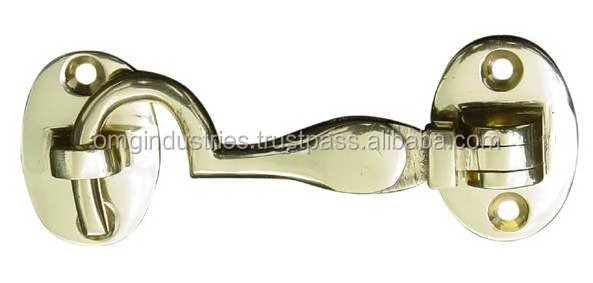 OMG Industries Antique Satin Brass Cabin Hook 4