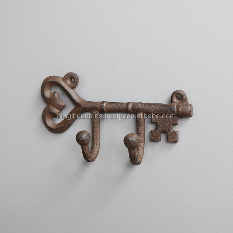 Locked Door Cast Iron Key Hook