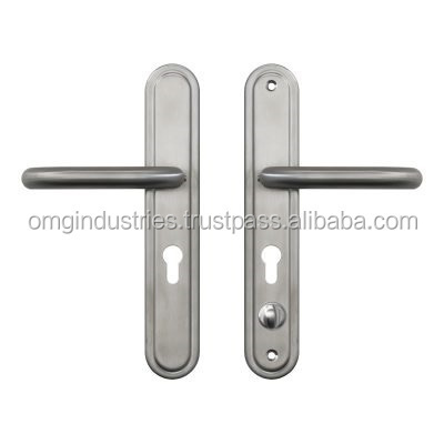 OMG Industries Steel Door Handle Furniture cabinet door lock Handle Mortice door window pull  knobs handle Cast iron Black lever