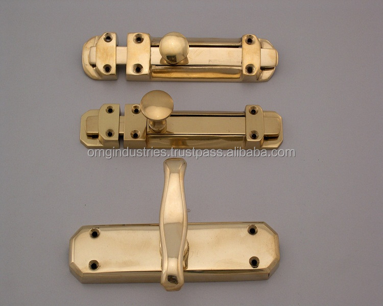 OMG Industries Brass Window Tower Bolt