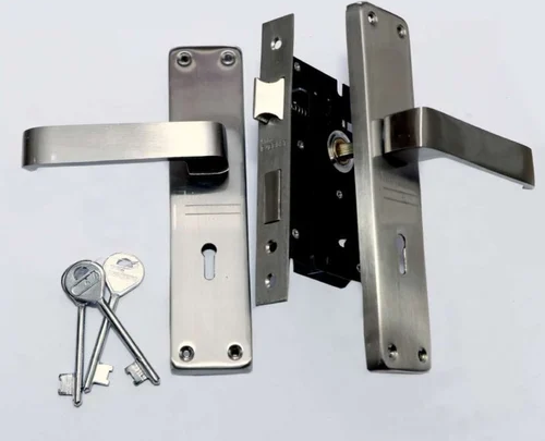 OMG Industries Mortise Lock Set With Lock Body Handle Interior Wooden Door Mortise Lock Lever Handle Set