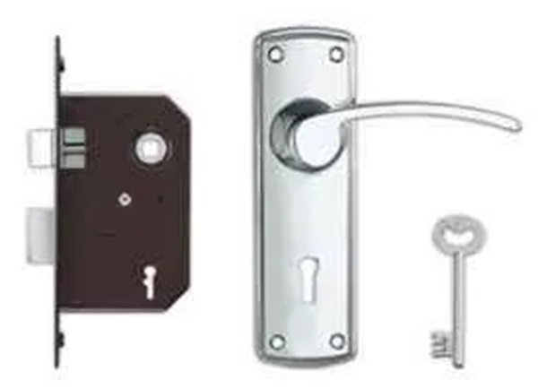 OMG Industries Mortise Lock Set With Lock Body Handle Interior Wooden Door Mortise Lock Lever Handle Set