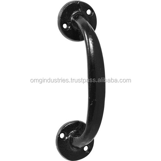 OMG Industries Cast iron Monkey Tell Door Handle Modern Metal Black Main Large Door Sliding Barn Door Handle