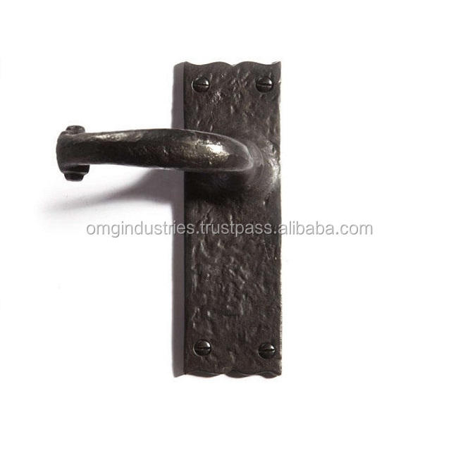 OMG Industries Cast iron Monkey Tell Door Handle Modern Metal Black Main Large Door Sliding Barn Door Handle