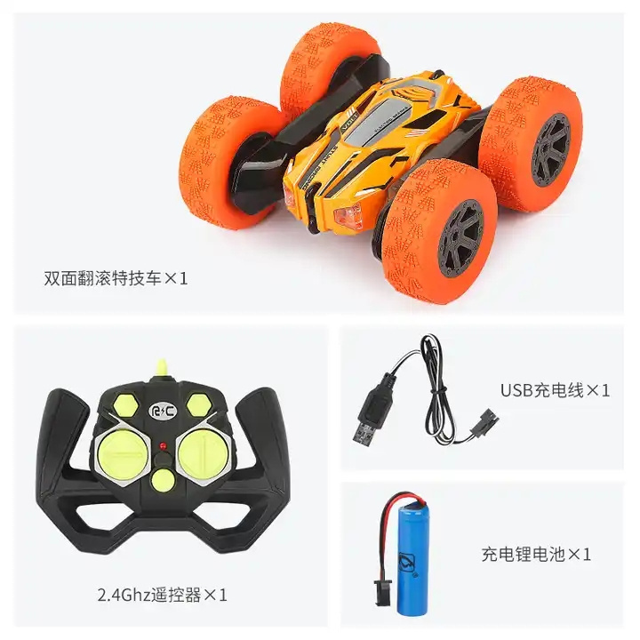 hot sale 360 degrees double-sides stunt rc car radio control Toys fast remote control electric car