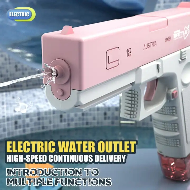 Electric continuous firing water gun Children's toy water spray boy Outdoor portable small water gun with long range