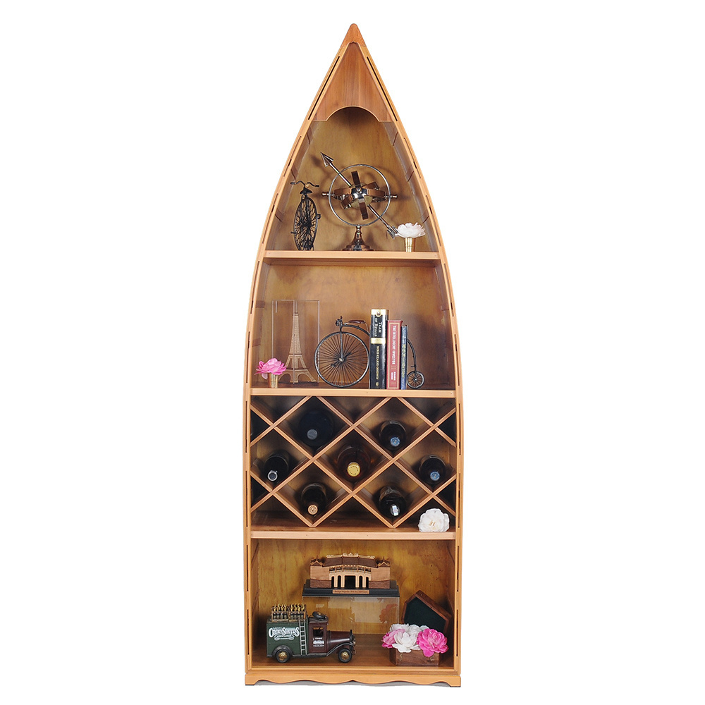 High quality wooden watercrafts wholesale Canoe Wine Shelf kayak/boat/canoe/paddle board with paddles for fishing & watersport