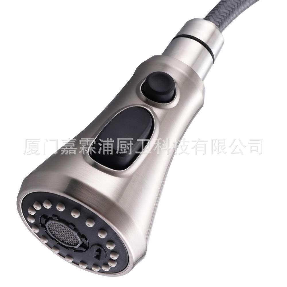 gootsteen Replace Factory price kitchen faucet accessories black spray ABS kitchen sprayer head