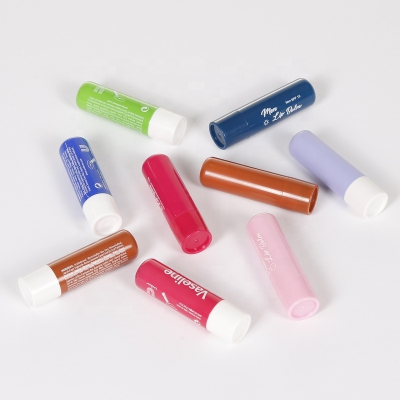 Contrast Color Cosmetic Packaging Lipstick Tube Lip Stick Empty Container lip balm tube lip balm container with custom logo