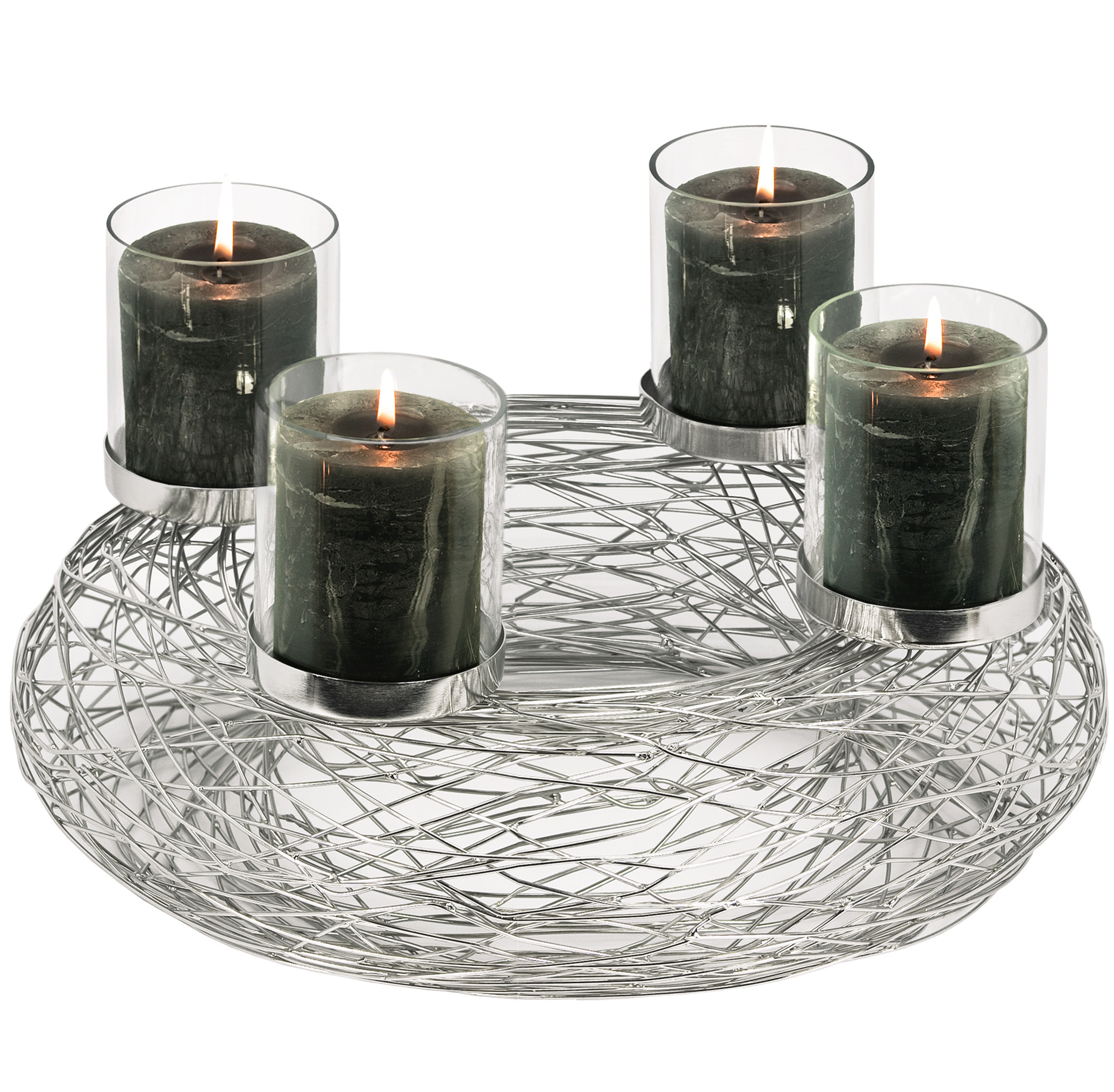 Reliable Manufacturer of Latest Design Top Quality Candle Lighting Home Decorations Metal Wire Tealight Holder