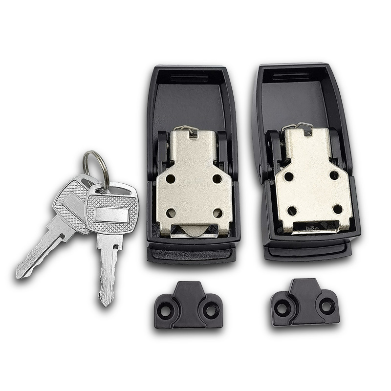 Powder Coating Lockable Version Brief & Draw Latches Block Catch With Key Equipment Box Toolbox Safety Tower Buckle Lock