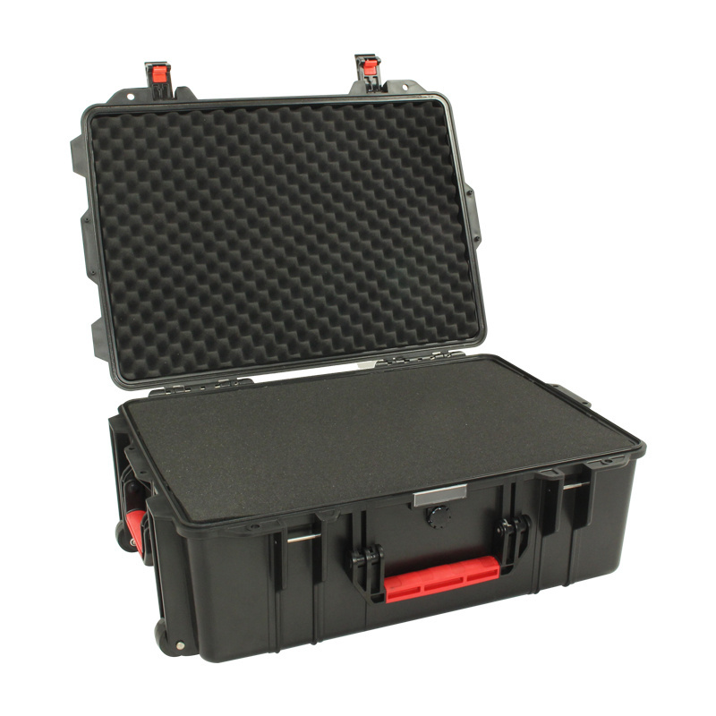 Hot sale harbor freight protective storage pelican bunnings trade show polyethylene gun case  with foam  613 X 460 X 230 mm