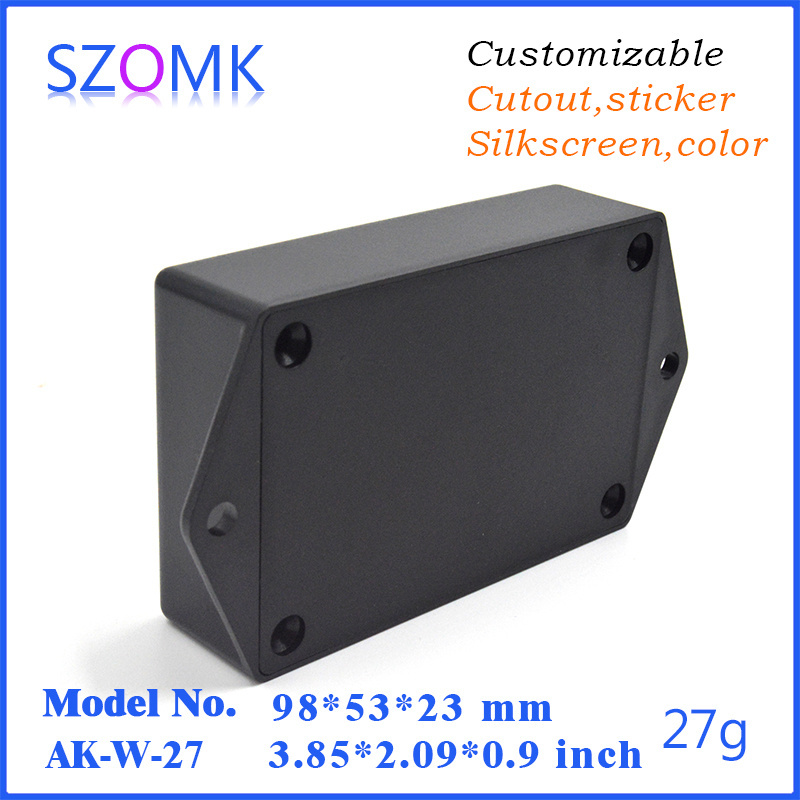 plastic box case electronic project box for Diy housing 98*53*53mm electronics project box abs plastic enclosure AK-W-27