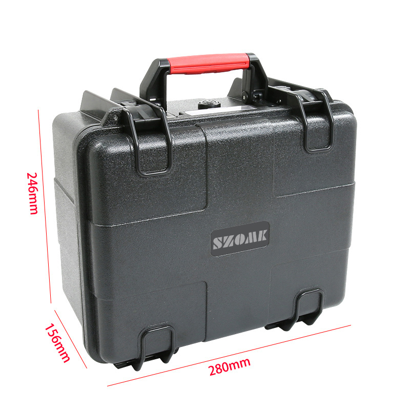 Hot sale abs stronger IP67 tool case with foam AK-18-02 280*246*156mm