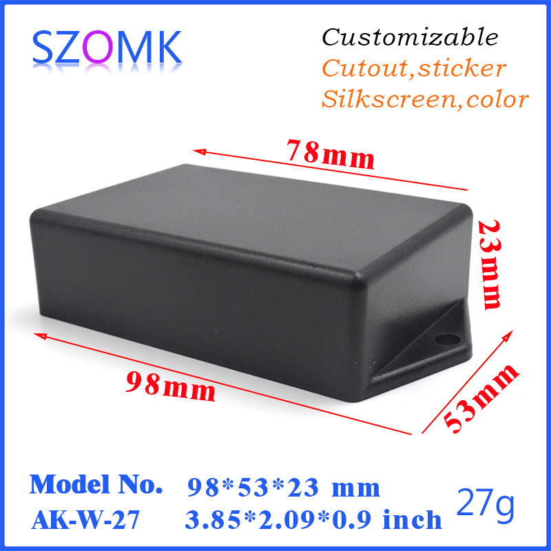 plastic box case electronic project box for Diy housing 98*53*53mm electronics project box abs plastic enclosure AK-W-27