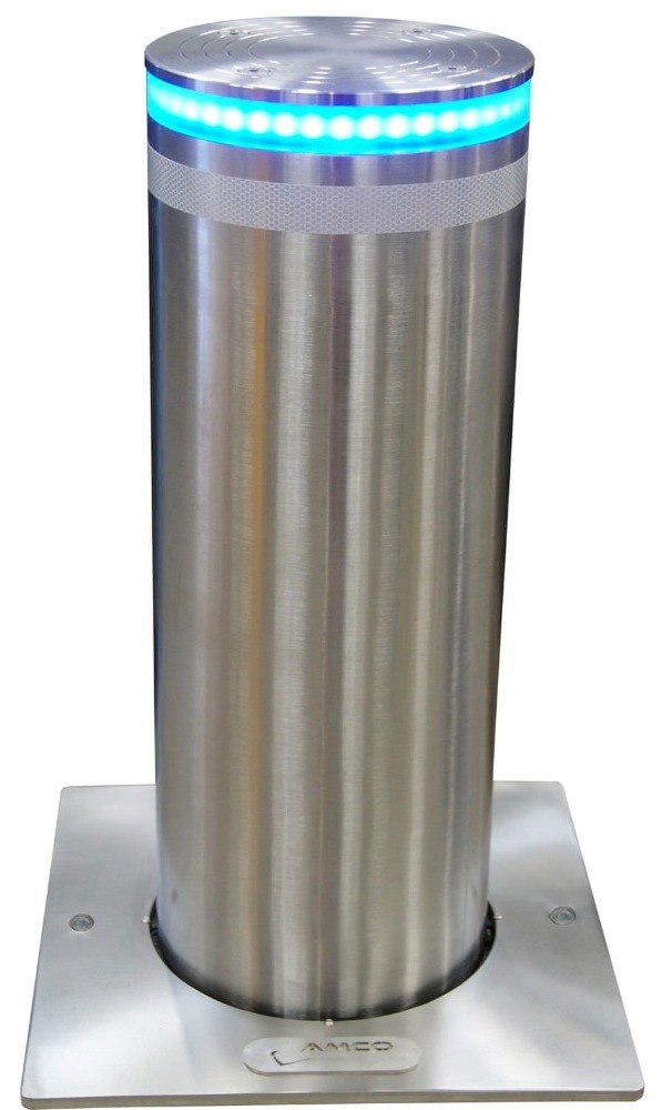 New Style Manual aluminum and stainless steel retractable bollard