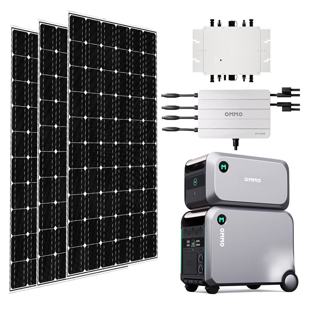 800W Multipurpose Home Solar Energy System Balcony Power Plant for Austria and Germany Solar Panels for Residential Use